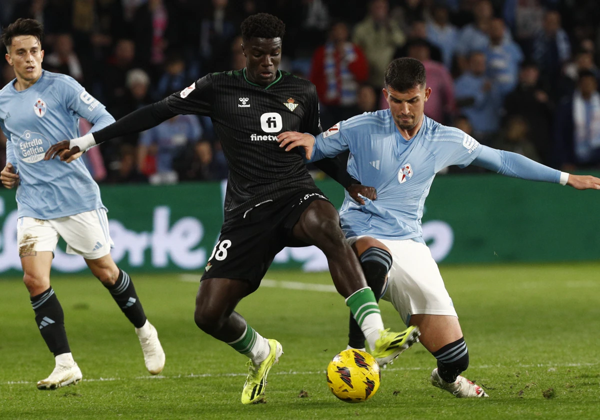 Clasificaciones de jugadores de betis contra celta de vigo