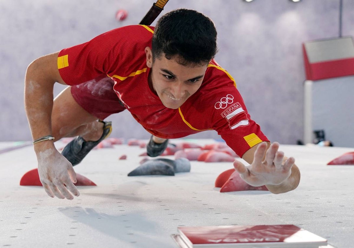 Alberto Ginés, durante la competición de Tokio 2020