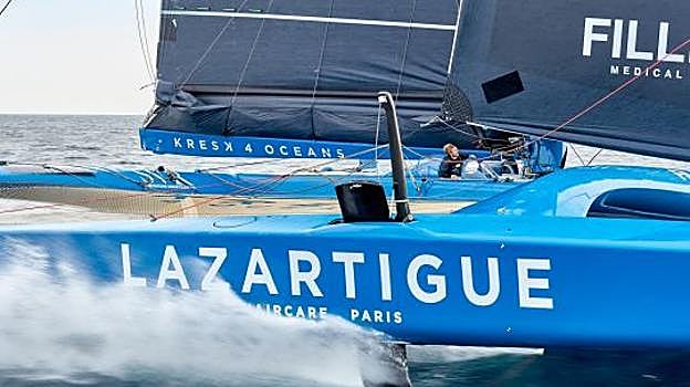 El domingo, salida los 6 multicascos de la clase Ultim, inscritos en la regata Arkea Ultim Challenge Brest