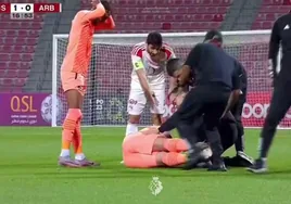 El delantero Andy Delort sufre una crisis epiléptica en un partido de Qatar