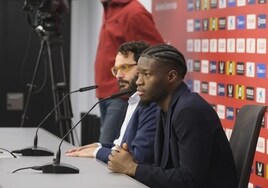 Presentación de Lucien Agoumé con el Sevilla FC: vídeo en directo, streaming, declaraciones y rueda de prensa