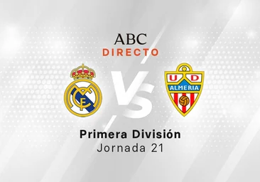 Real Madrid - Almería, en directo hoy: partido de la Liga, jornada 21
