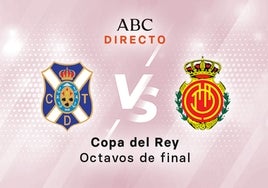 Tenerife - Mallorca en directo hoy: partido de la Copa, octavos de final