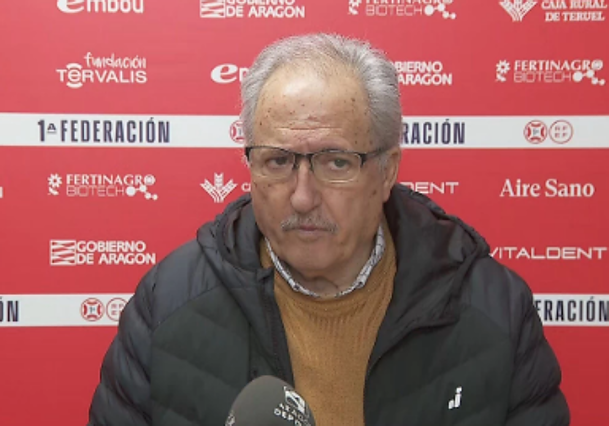 El ya fallecido presidente del Club Deportivo Teruel, Ramón Navarro