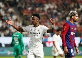 Vinicius aplasta al Barcelona para dar la Supercopa al Madrid