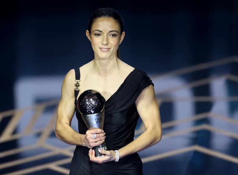 La jugadora española Aitana Bonmati gana el premio a la Mejor Jugadora