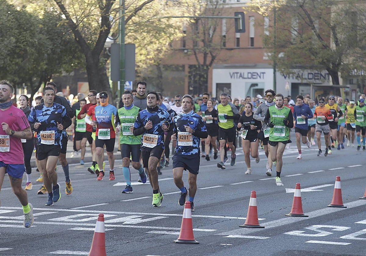 Imagen de un instante de la Medio Maratón 2023