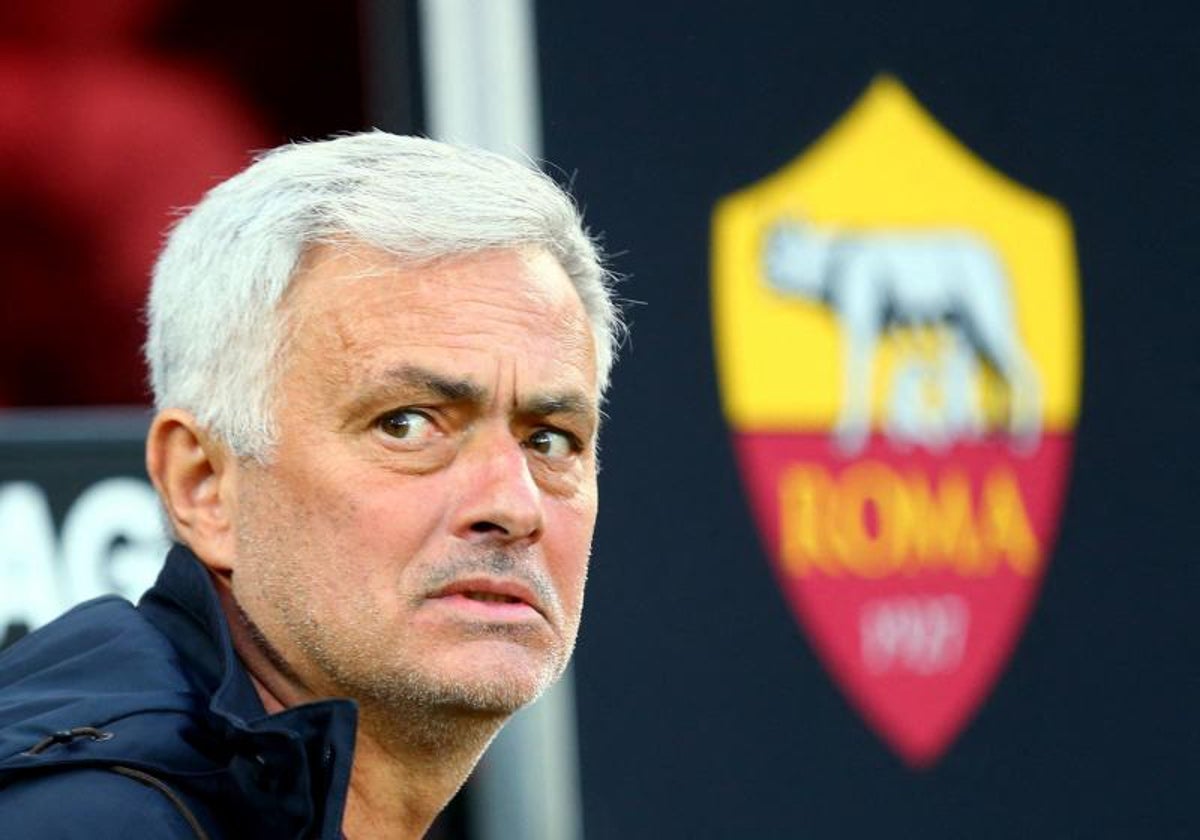 José Mourinho durante su etapa como entrenador de la Roma