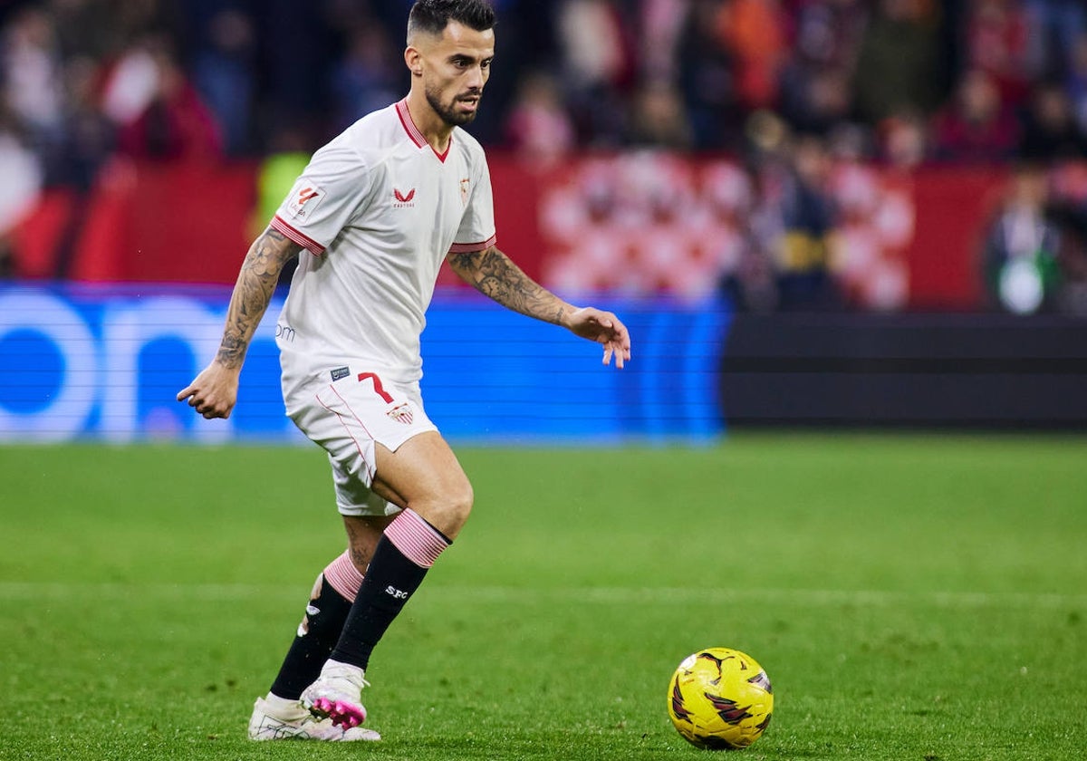 Suso durante el partido ante el Alavés en el Sánchez-Pizjuán