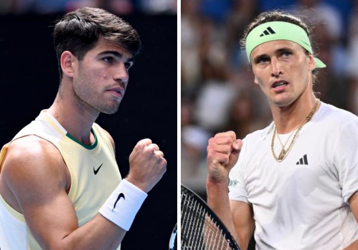 Estadísticas Del Zverev Alcaraz De Cuartos De Final Del Open De Australia