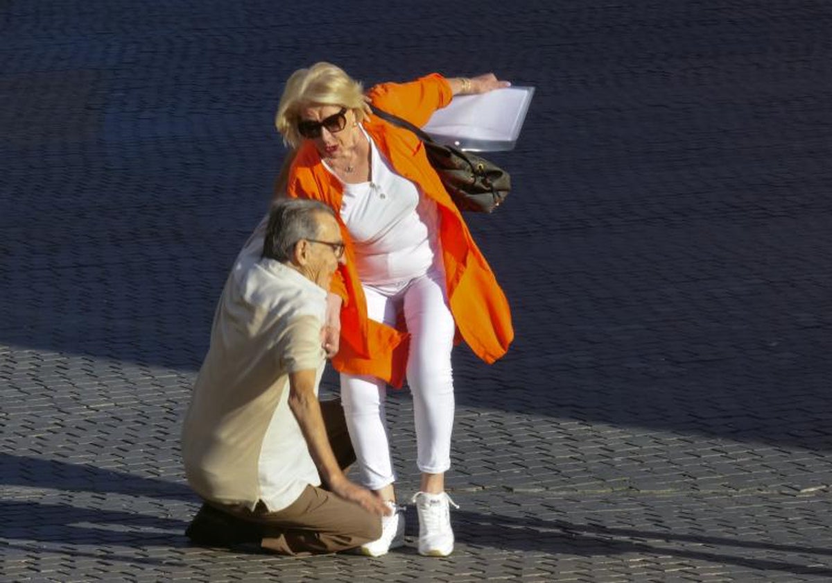 Negreira, tras ser explorado por los médicos forenses, el pasado octubre
