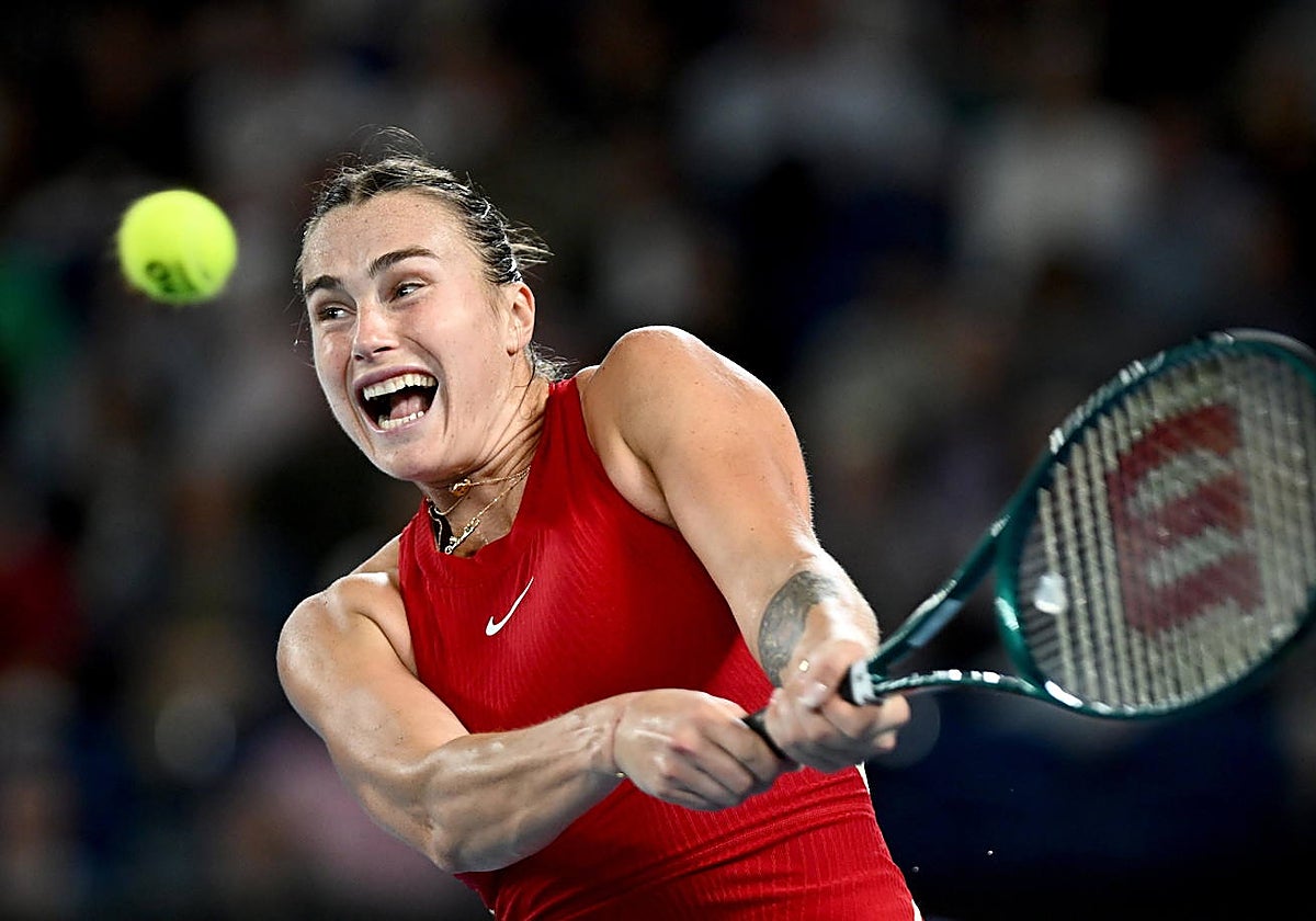 Zheng - Sabalenka, estadísticas del partido