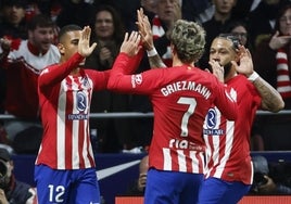 Atlético - Valencia en directo hoy: partido de la Liga, jornada 22