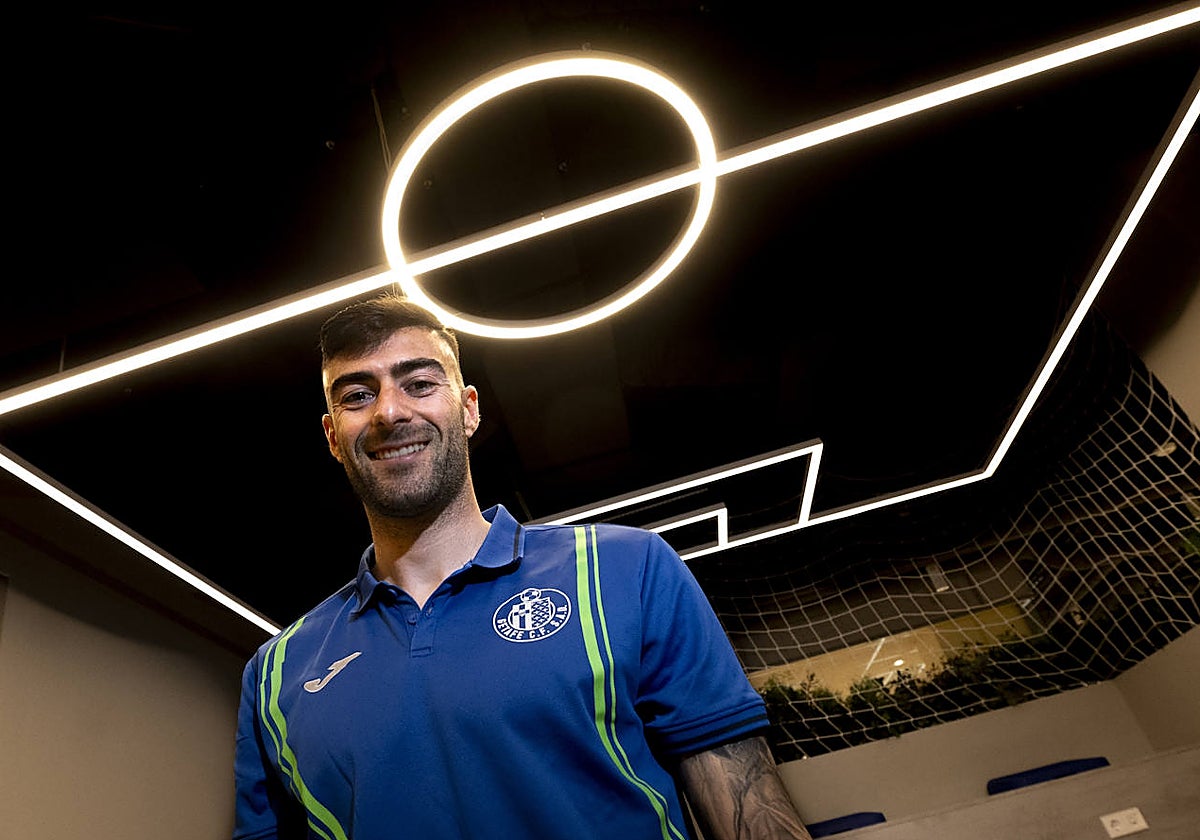 Sergio Rico, posando para ABC tras la entrevista