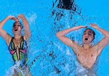 Dennis González y Mireia Hernández, medalla de plata en dúo mixto libre