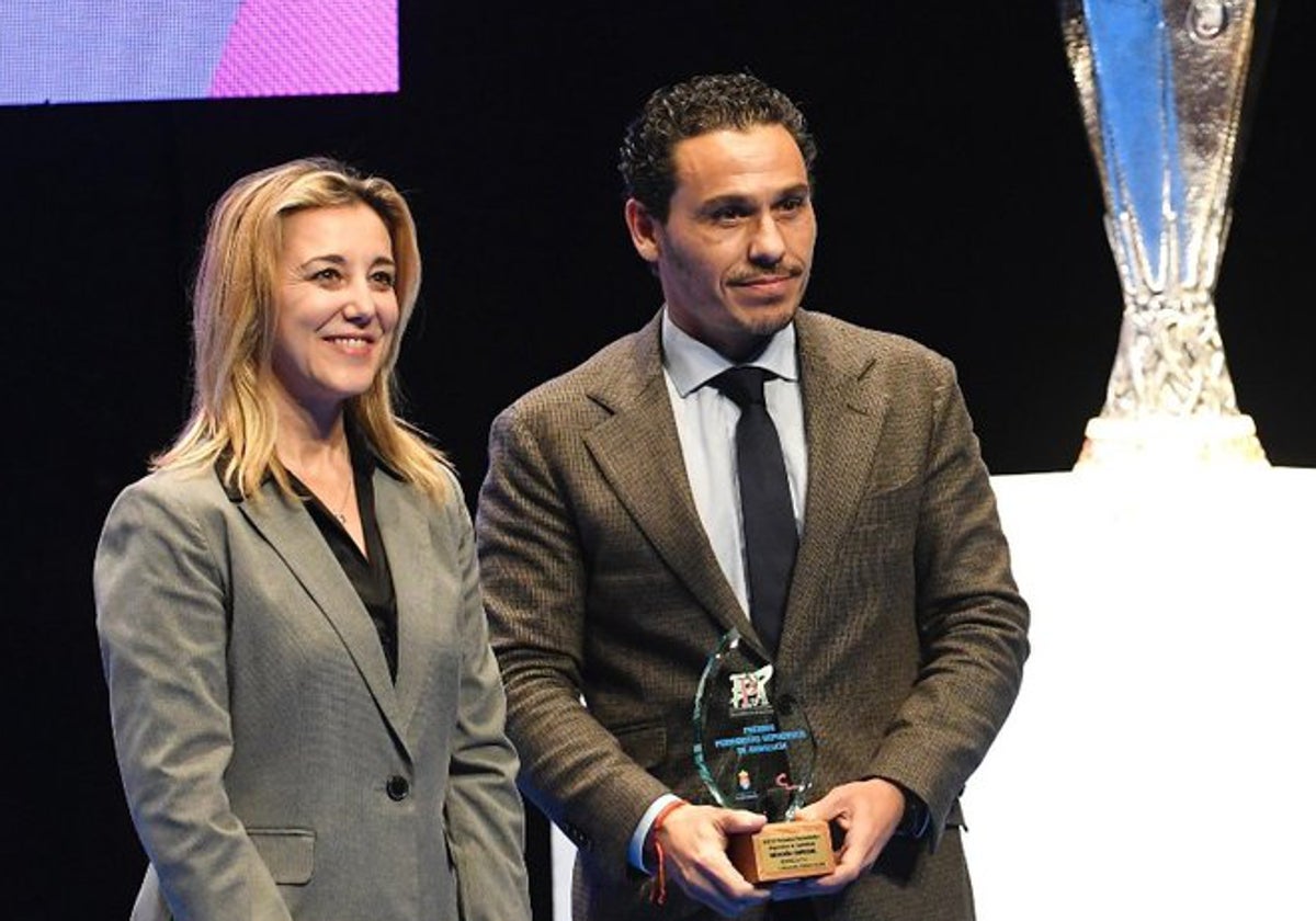 Del Nido Carrasco, presidente del Sevilla FC, durante la gala