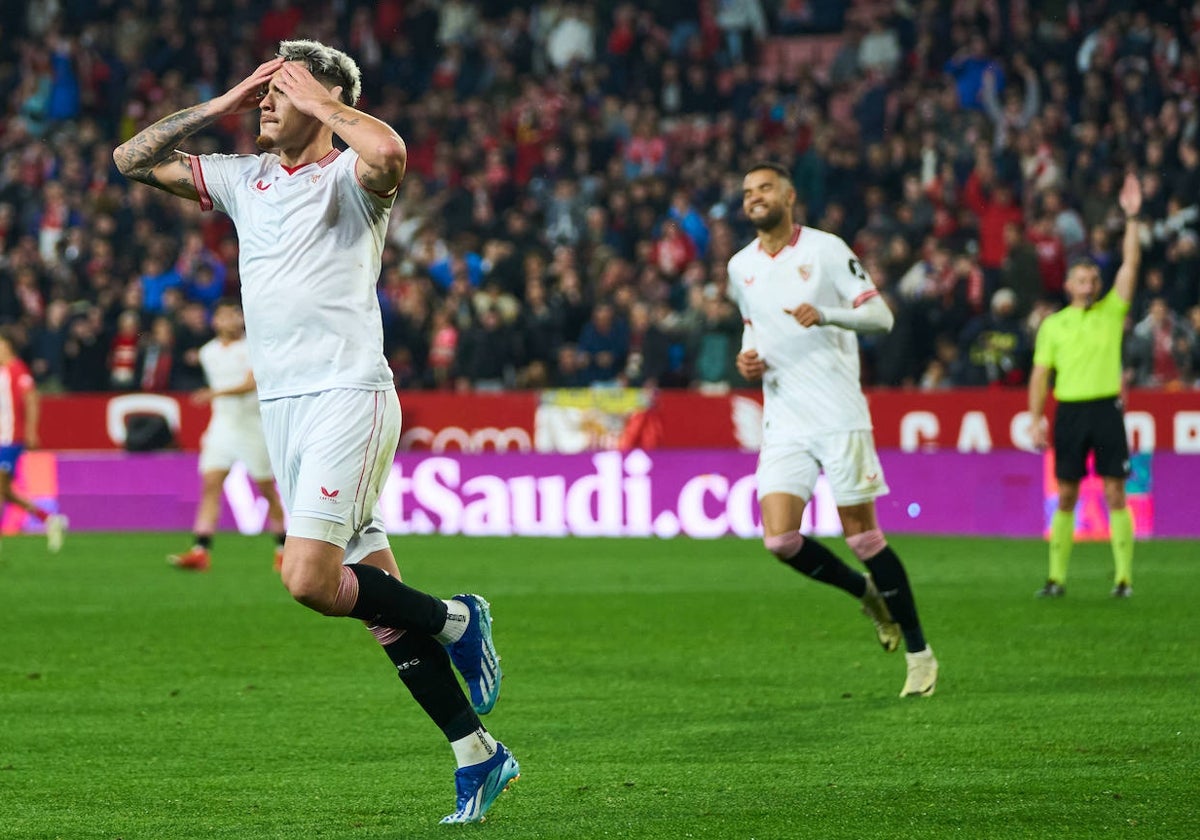 Una imagen del Sevilla-Atlético de Madrid
