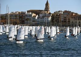 El 34 Palamós Optimist Trophy se pone al rojo vivo con Domingo y Múgica en cabeza