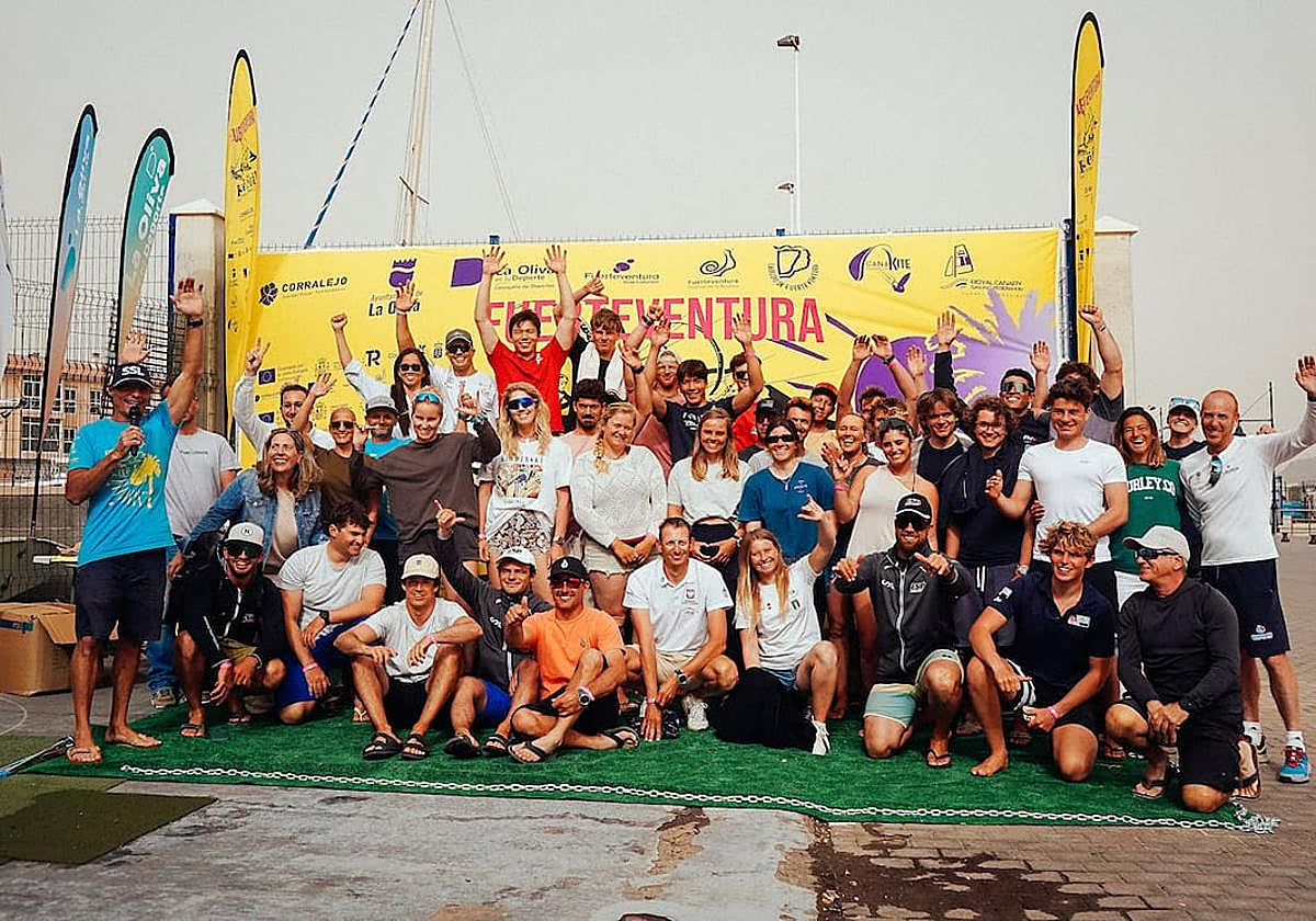 Maximilian Maeder y Ellie Aldridge, campeones de la Fuerteventura KiteFoil International Open Cup