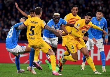 Ridículo empate del Barça en Nápoles