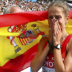 La atleta catalana que lloró amargamente bajo la bandera de España