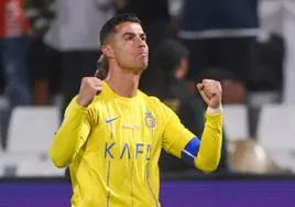 Cristiano Ronaldo, criticado por hacer gestos obscenos en un partido de la Liga Saudí