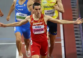 Mariano García huele a oro en los 800 metros