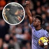 LaLiga investiga los insultos racistas a Vinicius de un niño en Mestalla: «Mono, mono»