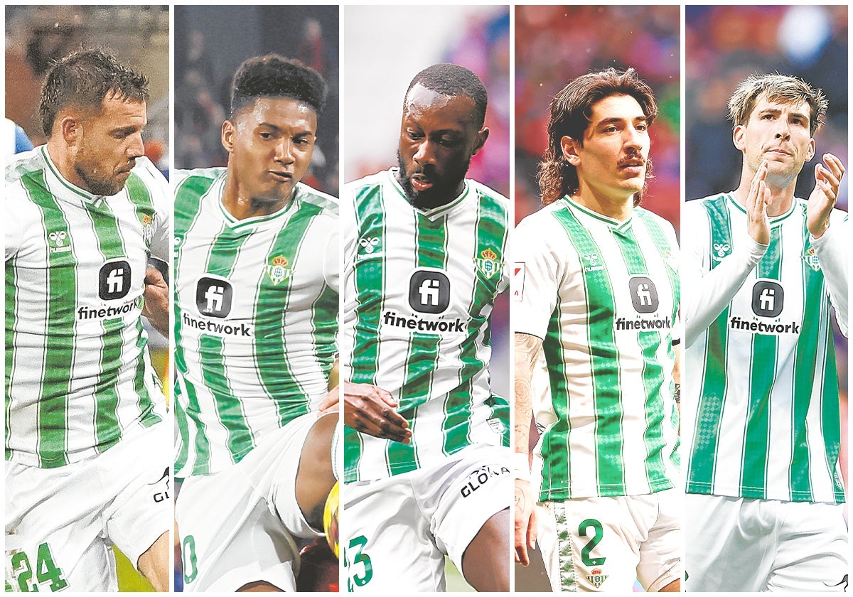 Aitor Ruibal, Abner, Sabaly, Bellerín y Miranda, los cinco laterales que tiene el Betis en la primera plantilla