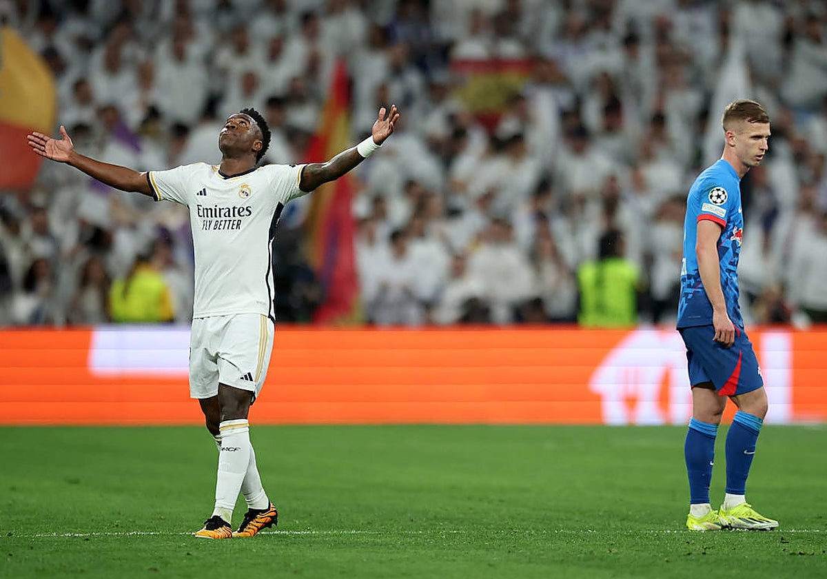Vinicius, autor del gol del Real Madrid