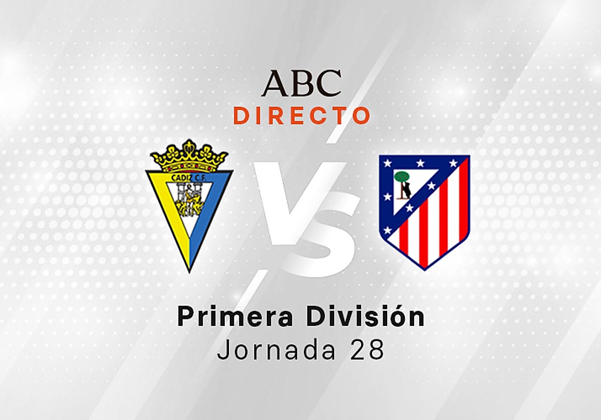 Cádiz - Atlético, estadísticas del partido