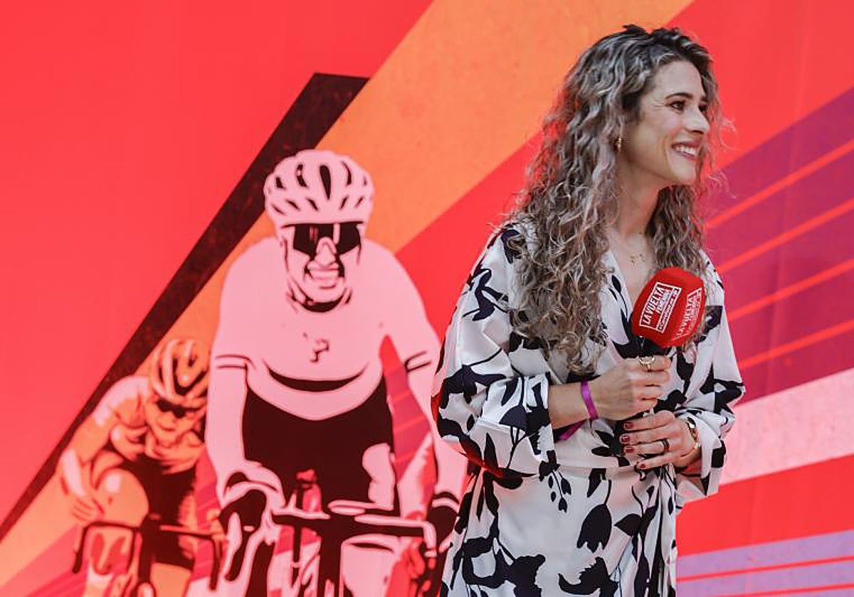 La ciclista Marta Rumeu, durante la presentación de la nueva edición de La Vuelta Femenina