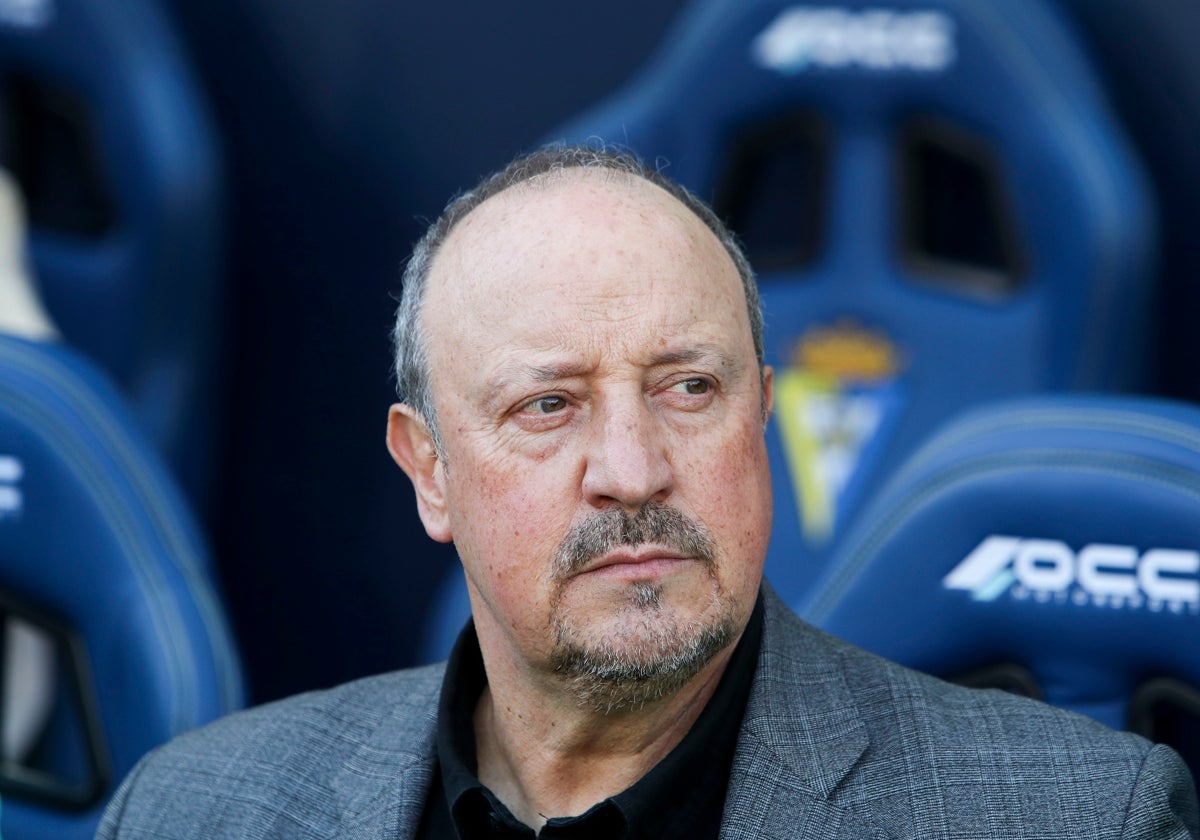 Rafa Benítez, en el Bernabéu