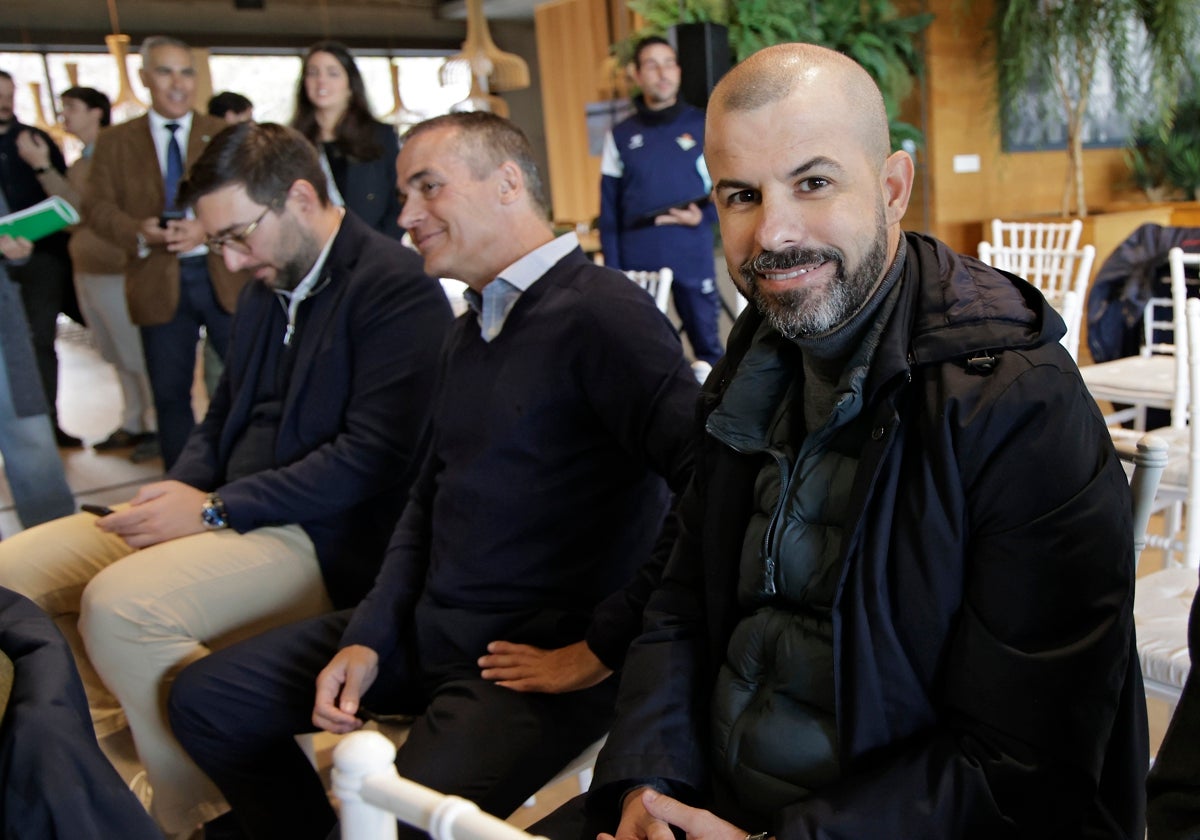 Manu Fajardo, en el acto de prese