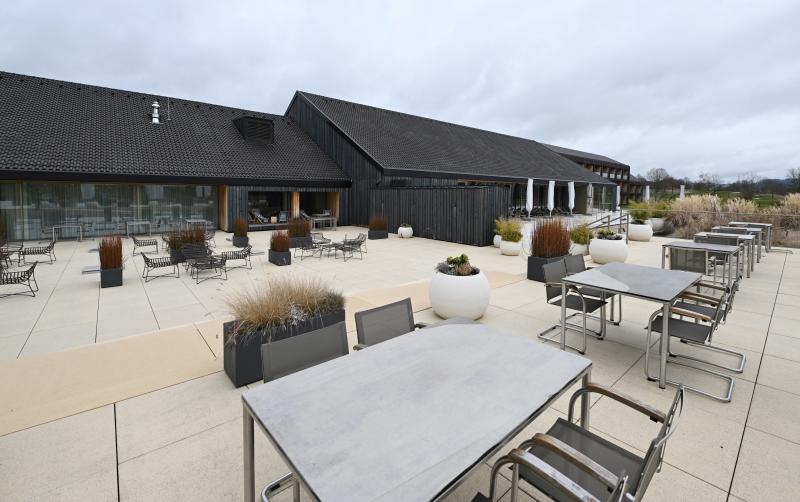 Vista general del hotel de la selección española "Der Oeschberghof" para la próxima Eurocopa de fútbol de 2024 en Donaueschingen, Alemania.