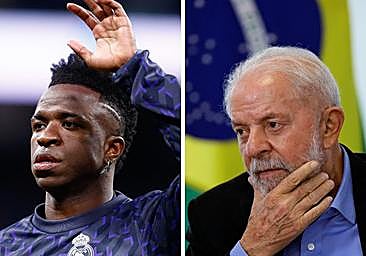 El presidente de Brasil, Lula, muestra su apoyo a Vinicius tras los últimos insultos en el Metropolitano: «Barbarie racista»