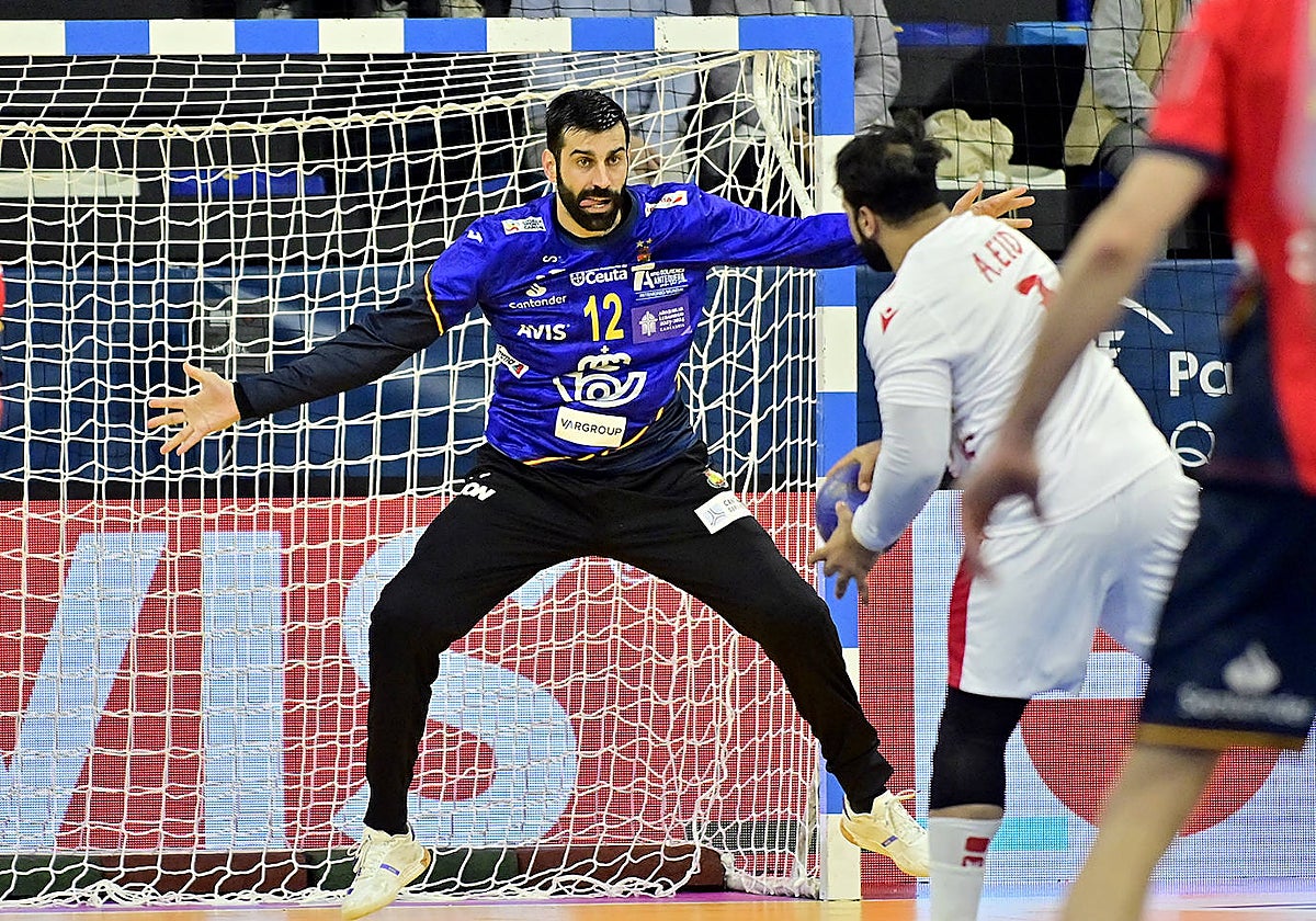 Rodrigo Corrales, en el Preolímpico ante Baréin