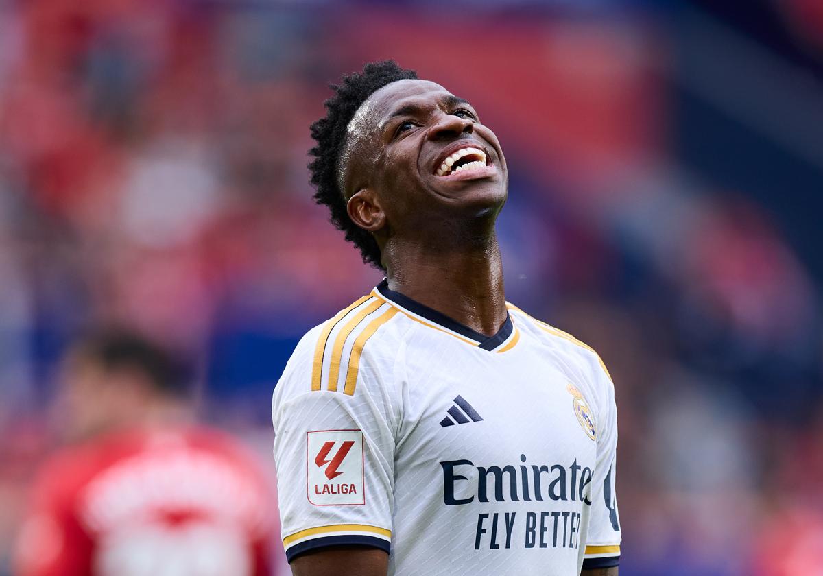 Vinícius, en El Sadar