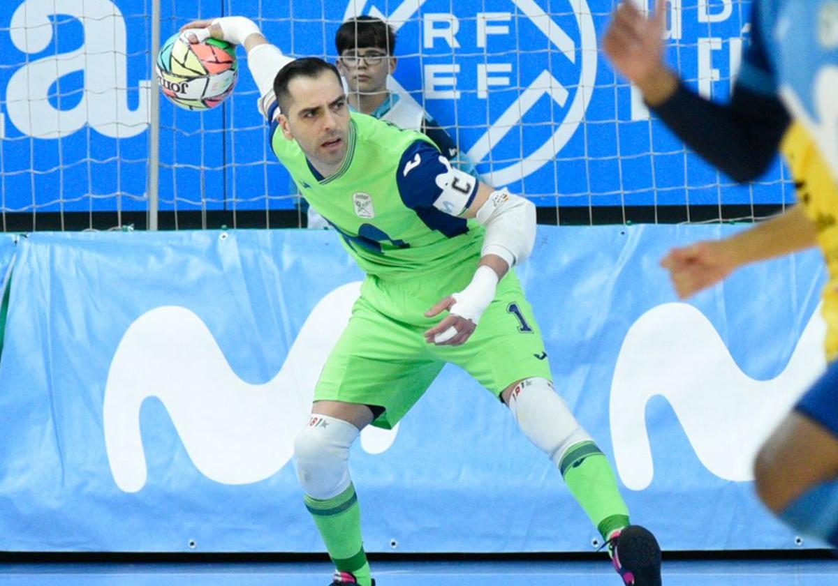 Jesús Herrero, durante un partido