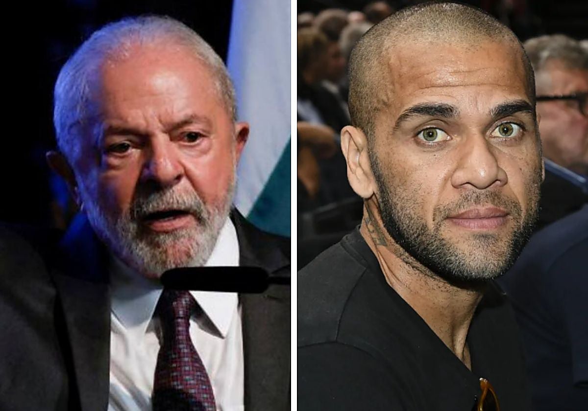Luiz Inácio Lula da Silva y Dani Alves