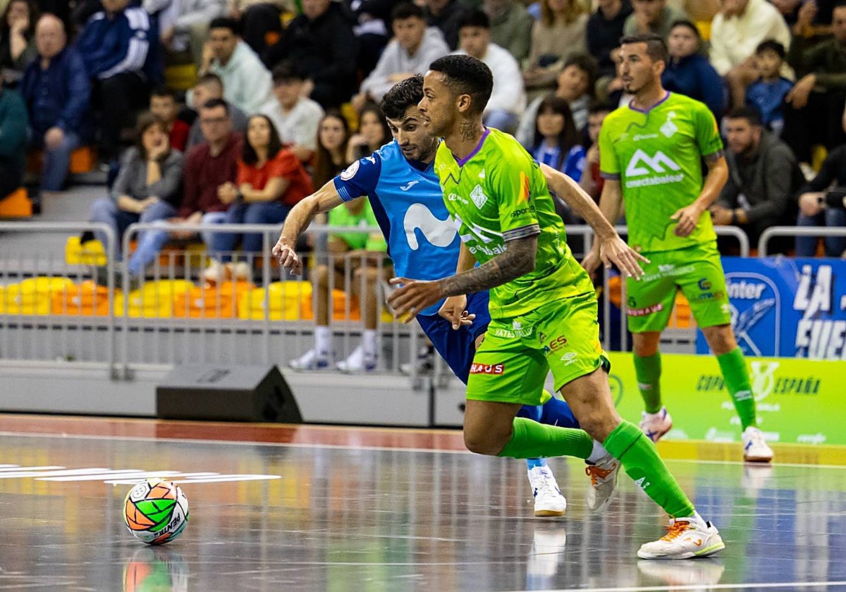 Imagen del choque entre Movistar Inter y Mallorca Palma Futsal