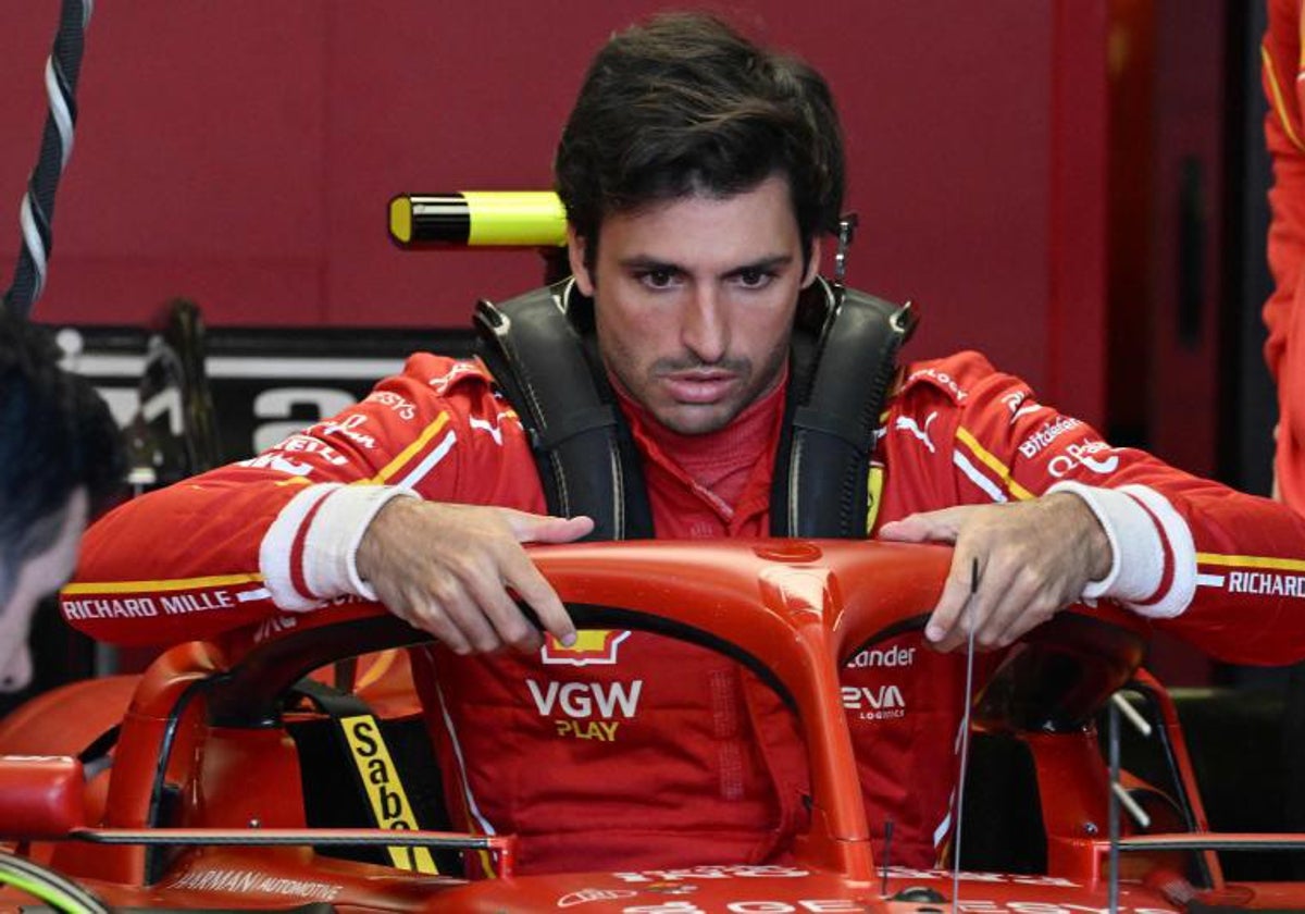 Carlos Sainz durante los libres de Australia