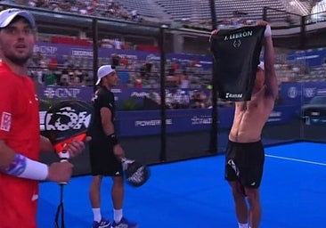 Juan Lebrón se venga de Yanguas y Garrido con una celebración a lo Messi