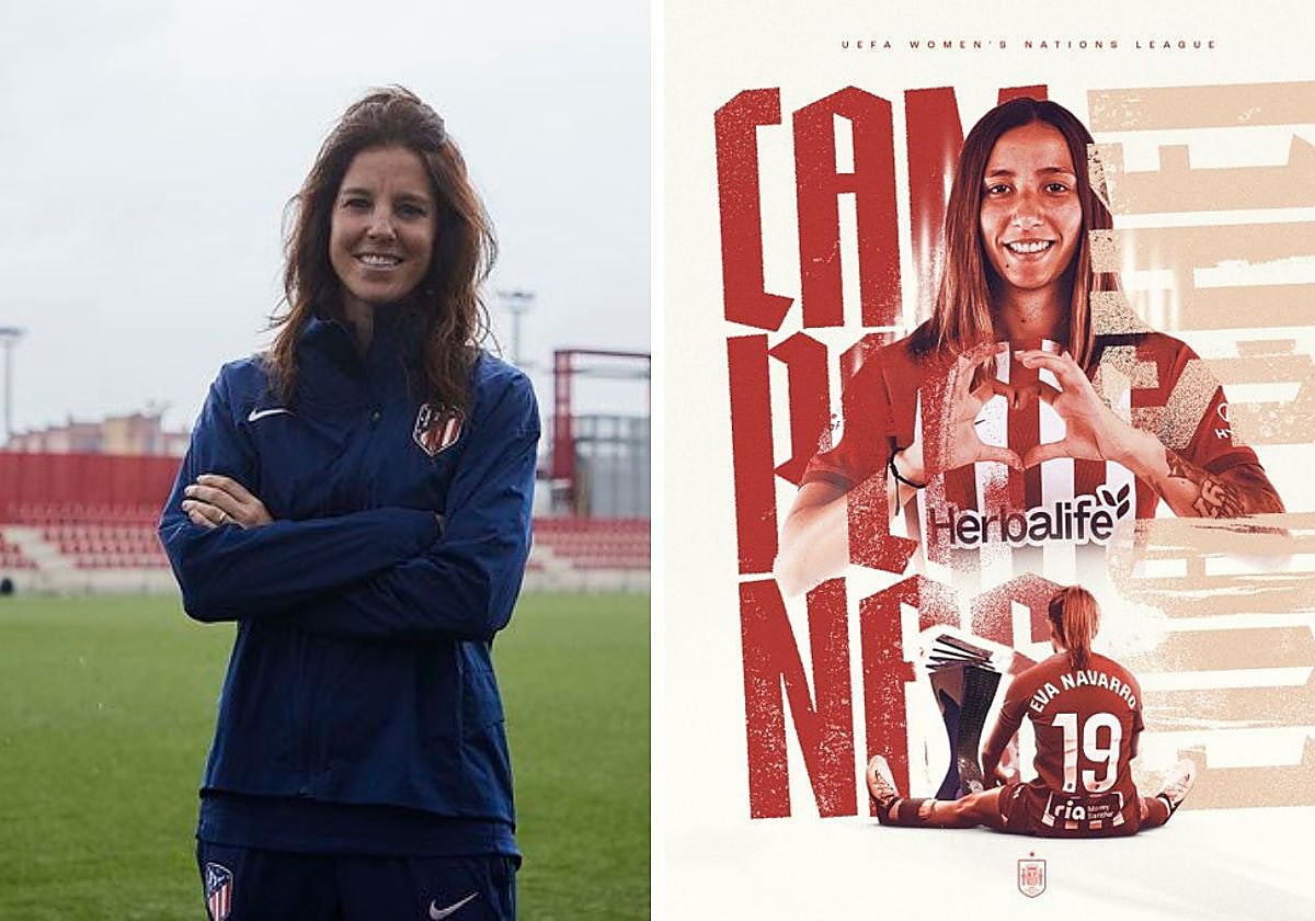 Patri González, a la izquierda. Shei y Eva Navarro, a la derecha