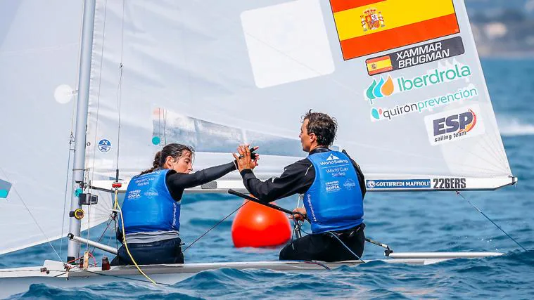 Diego Botín y Florian Trittel, nuevos líderes en la clase 49er del Trofeo Princesa Sofía Mallorca by Iberostar
