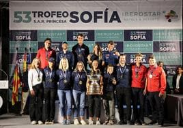 La ceremonia de entrega de medallas cerró una edición récord del Trofeo Princesa Sofía Mallorca by Iberostar