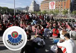 El dispositivo de seguridad por tierra, mar y aire previsto en Bilbao para la celebración de la Copa del Rey del Athletic