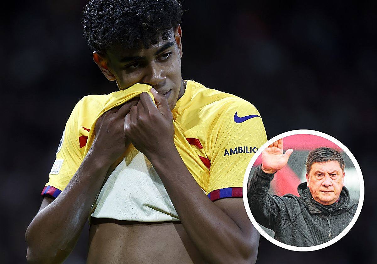 Lamine Yamal y Germán Burgos