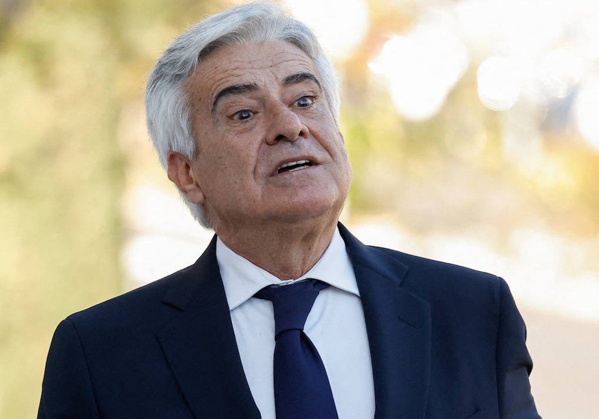 Pedro Rocha, este viernes a su llegada al juzgado