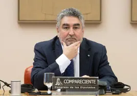 José Manuel Rodríguez Uribes, en el Congreso